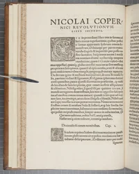 Livro II, "revoluções do celestial", de Nicholas Copernicus